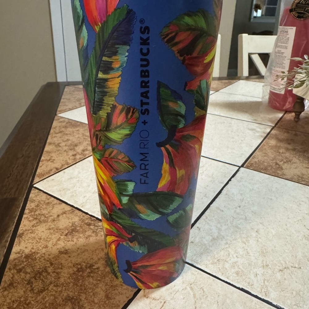 FARM Rio Colorful Floral Tumbler